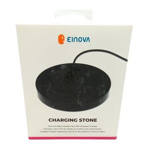 EINOVA 10W Qi Wireless Charging Stone Black Marble